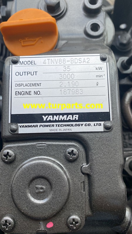 4TNV88-BDSA2 Yanmar Motor - Yanmar 4TNV88-BDSA2 Diesel Engine 3
