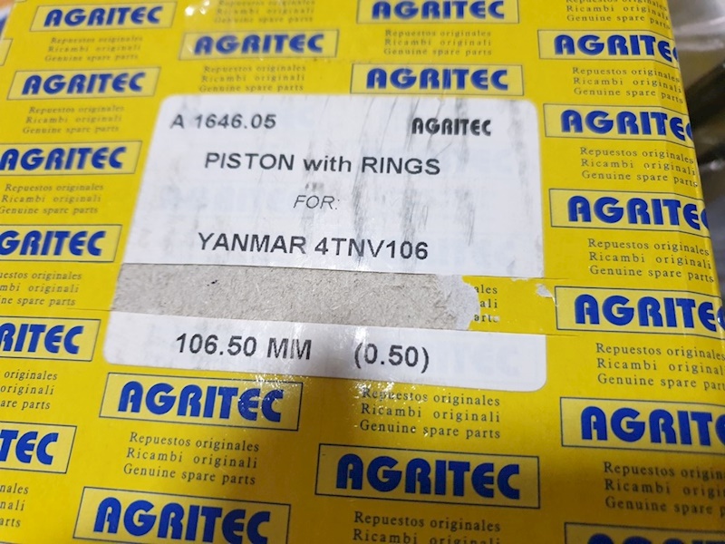 123907-22081  Yanmar Piston 4TNV106 Engine - Yanmar 123907-22081 4